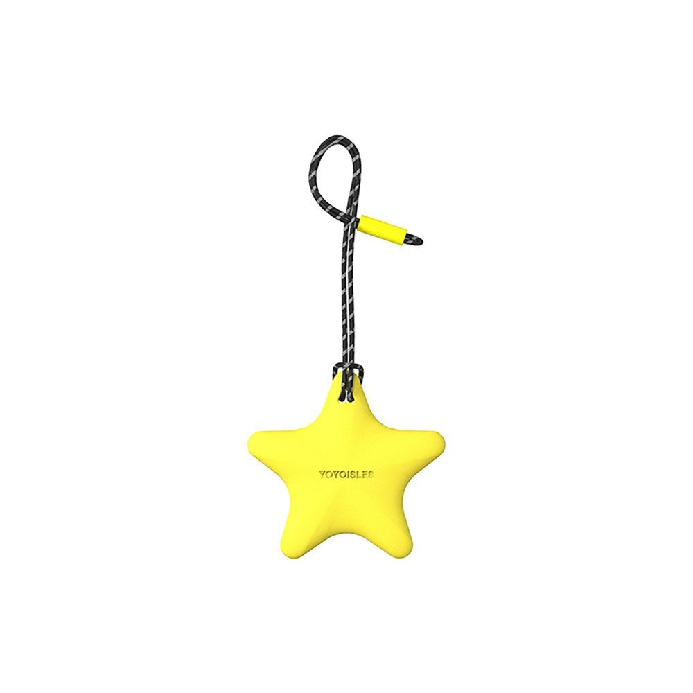 Star-shaped AirTag 1. & 2. Gen. Case with Strap - Yellow