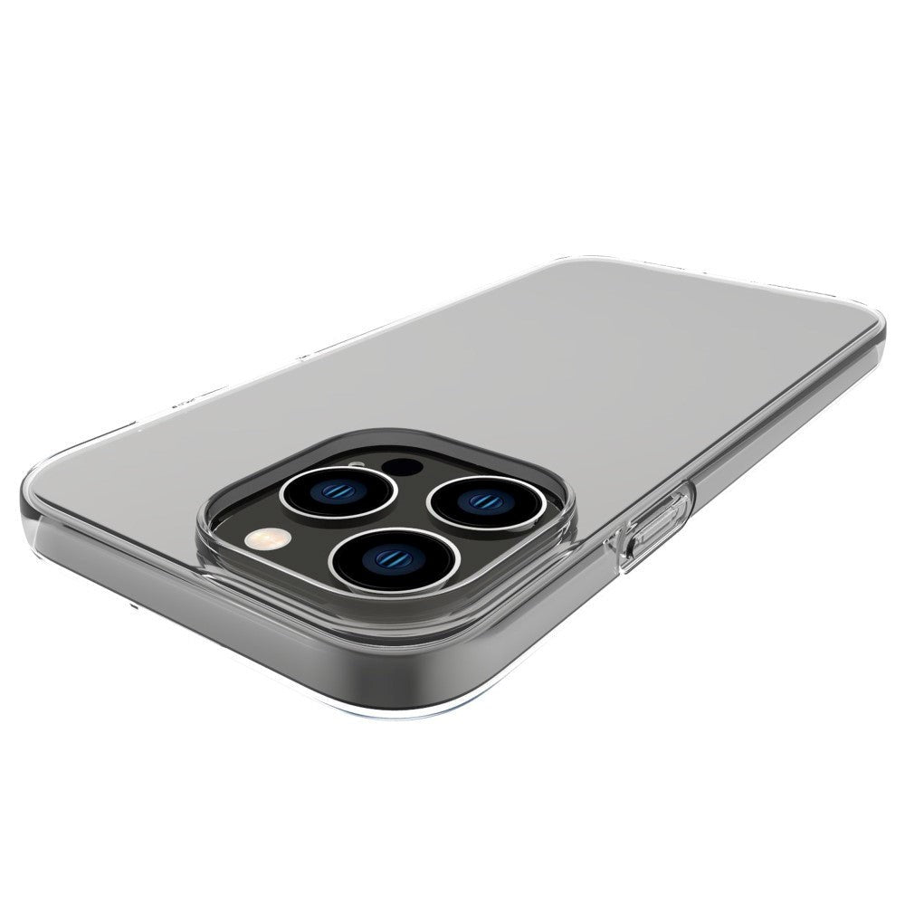 iPhone 14 Pro Max Ultra Slim Flexible Plastic Back Case - Transparent