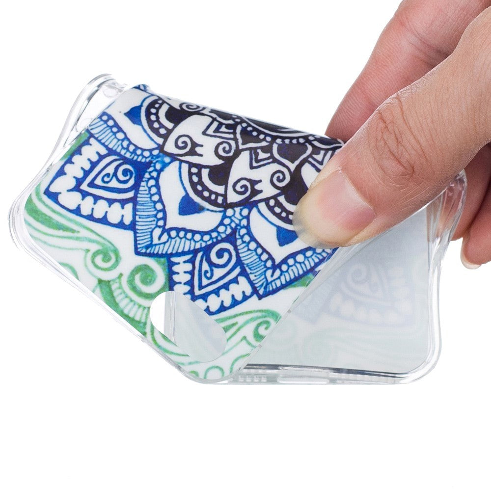 iPhone SE / 5 / 5s Flexible TPU Case - Flowers