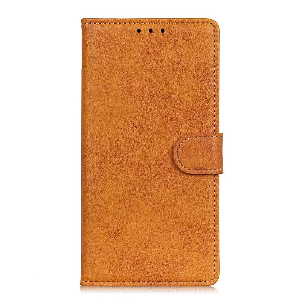 EIDERWOOD Samsung Galaxy A30s / A50 Faux Leather Flip Case with Cardholder & Stand Function - Brown