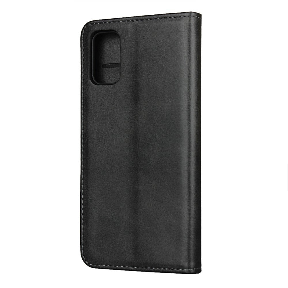 Samsung Galaxy A41 Leather Wallet Case Black
