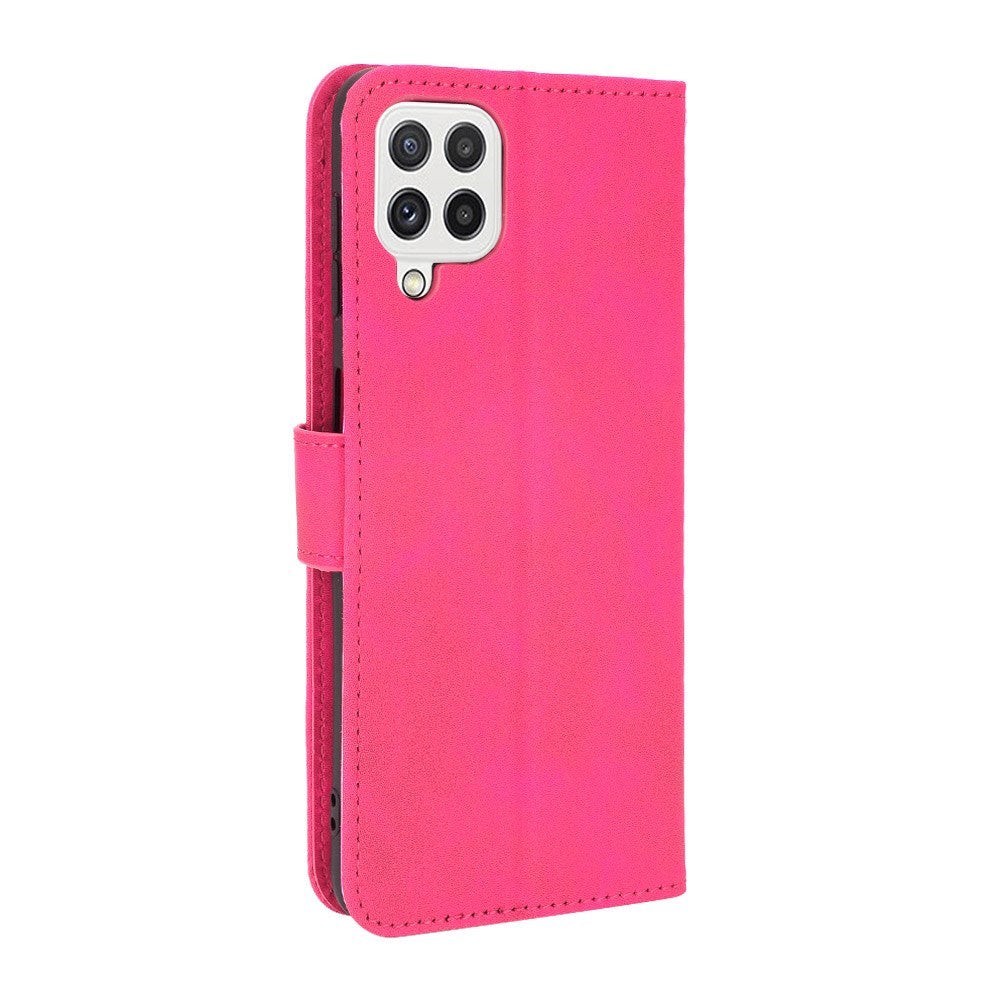 EIDERWOOD Samsung Galaxy A22 (4G) Faux Leather Flip Case with Cardholder & Stand Function - Pink