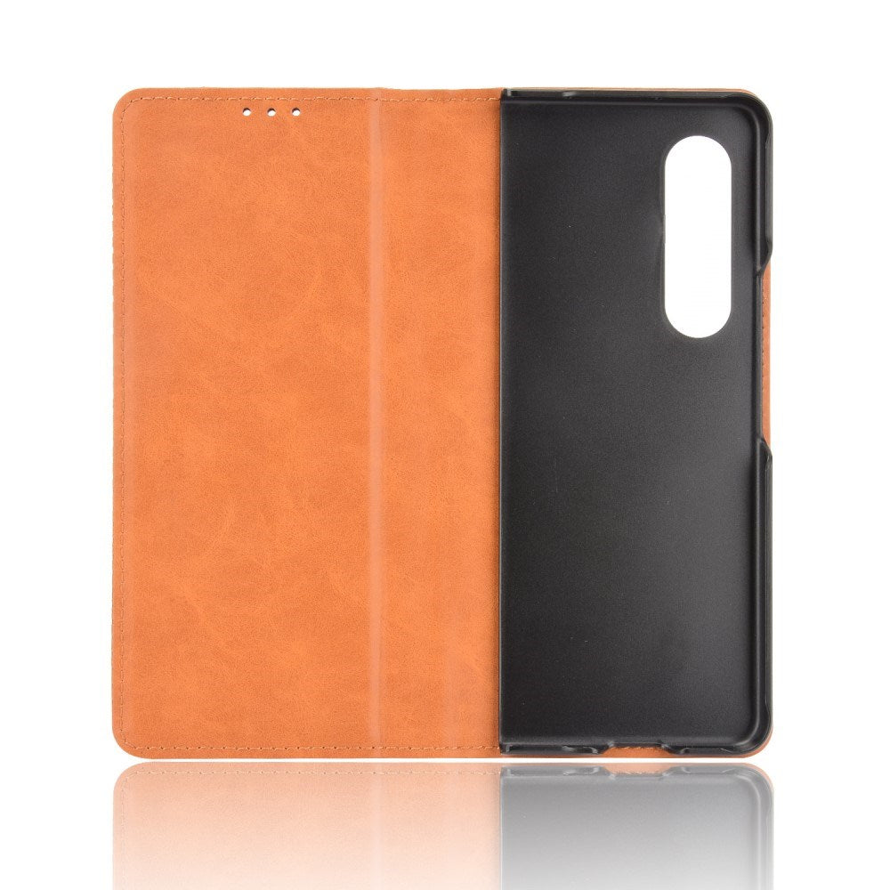 EIDERWOOD Samsung Galaxy Z Fold3 (5G) Faux Leather Flip Case - Brown