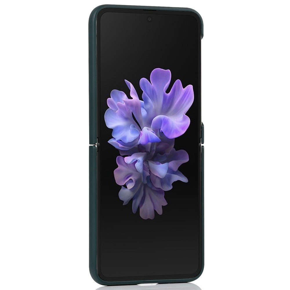 EIDERWOOD Samsung Galaxy Z Flip3 (5G) Hard Plastic Case with Kickstand - Green