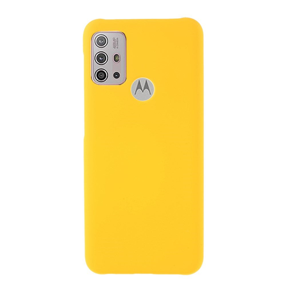 EIDERWOOD Motorola Moto G10 / G20 / G30 Hard Plastic Case - Matte Surface - Yellow
