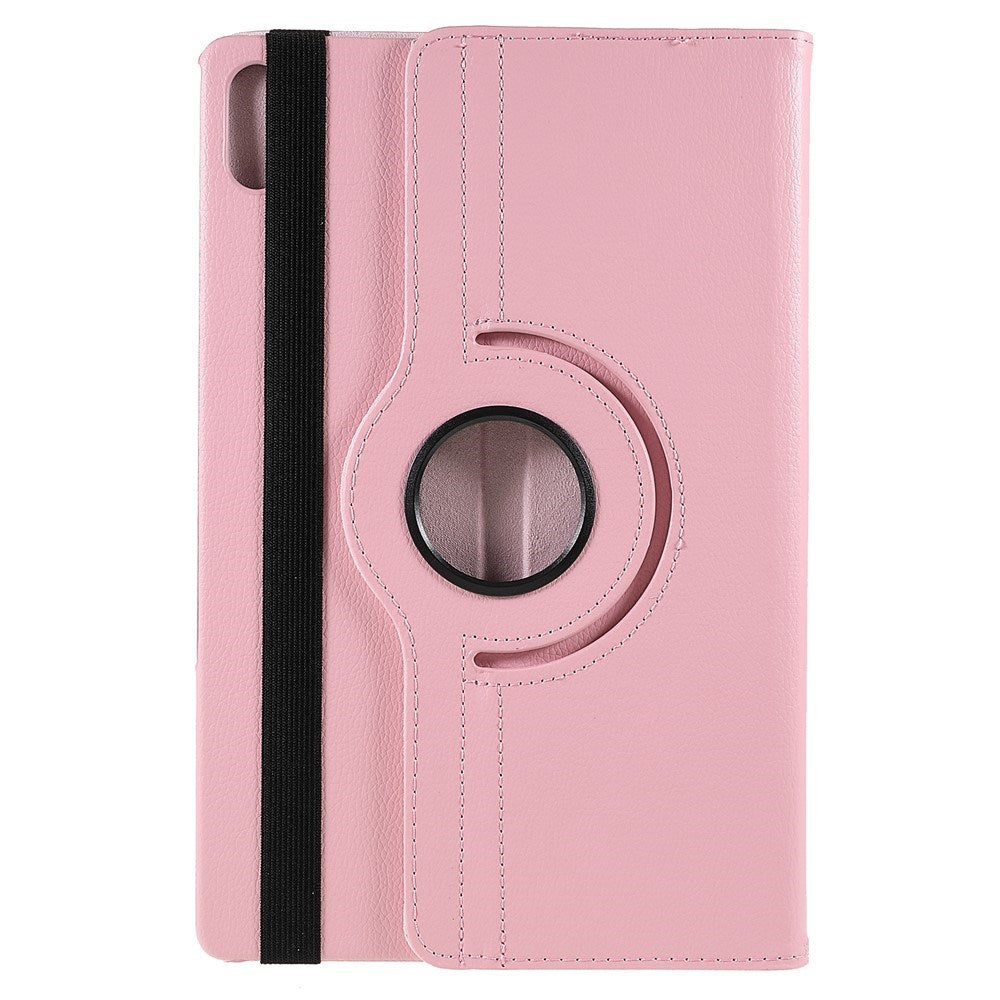 Lenovo Tab P12 Pro Leather Case w. 360 Degree Stand Function - Pink