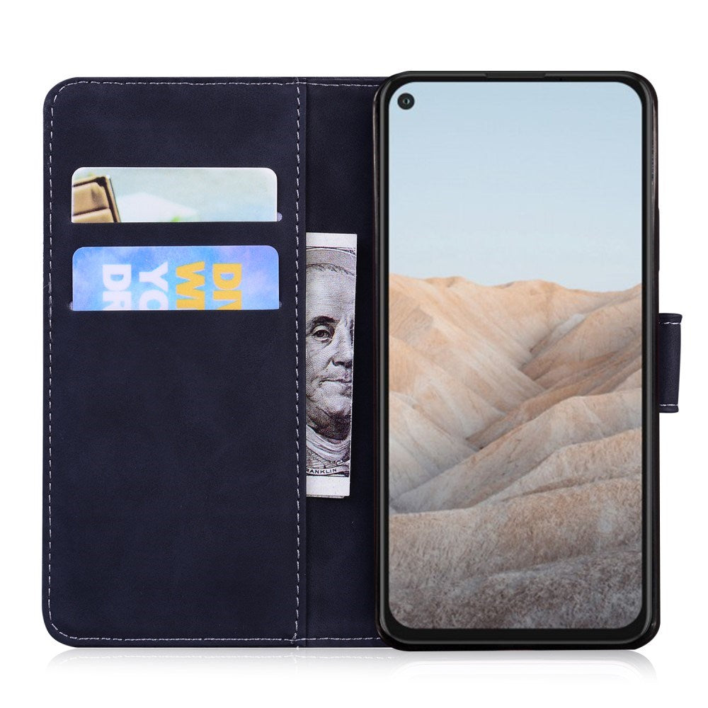 EIDERWOOD Google Pixel 5a Leather Flip Case w. Wallet - Black