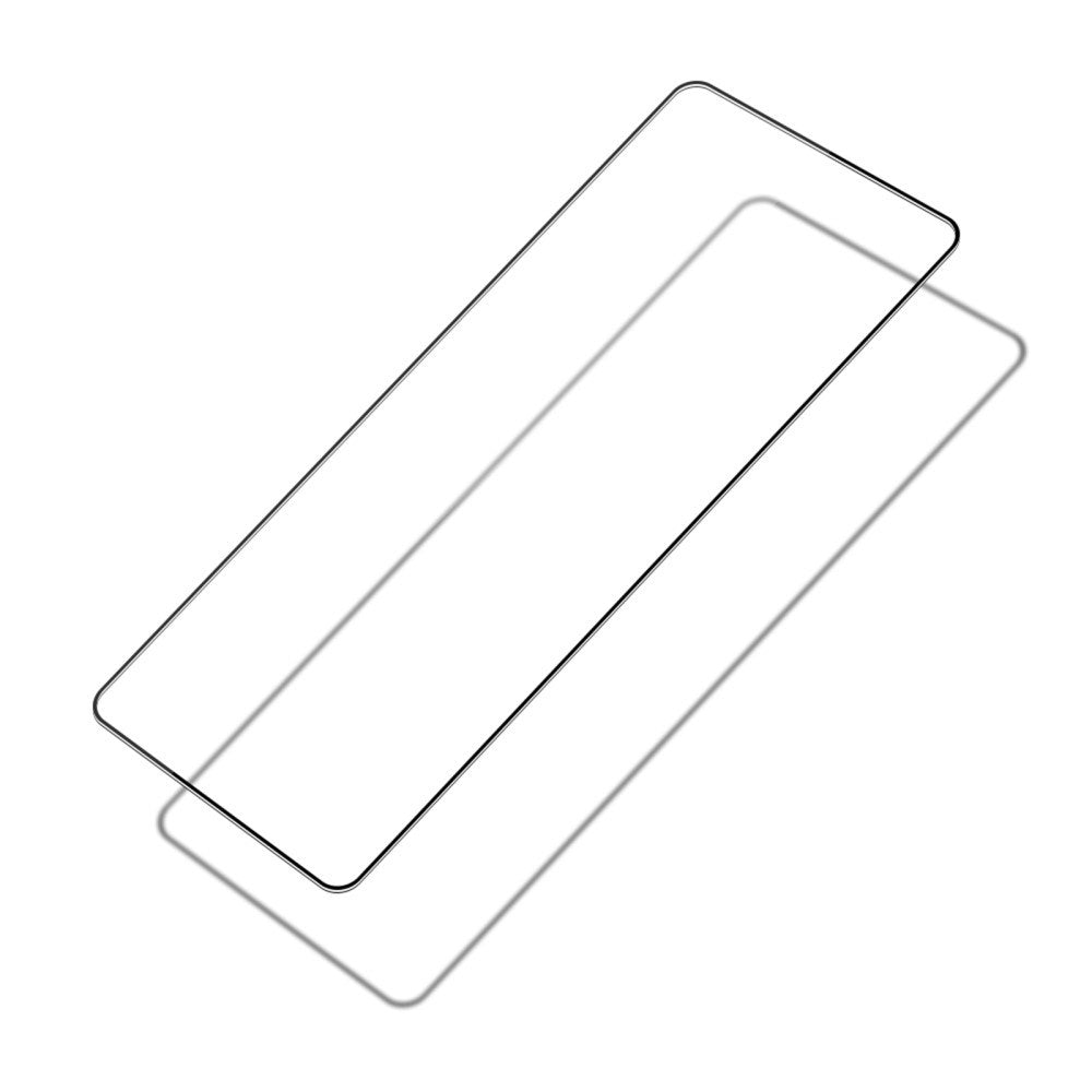 Samsung Galaxy Z Fold3 (5G) Full Fit Tempered Screen Protector Glass - Transparent / Black