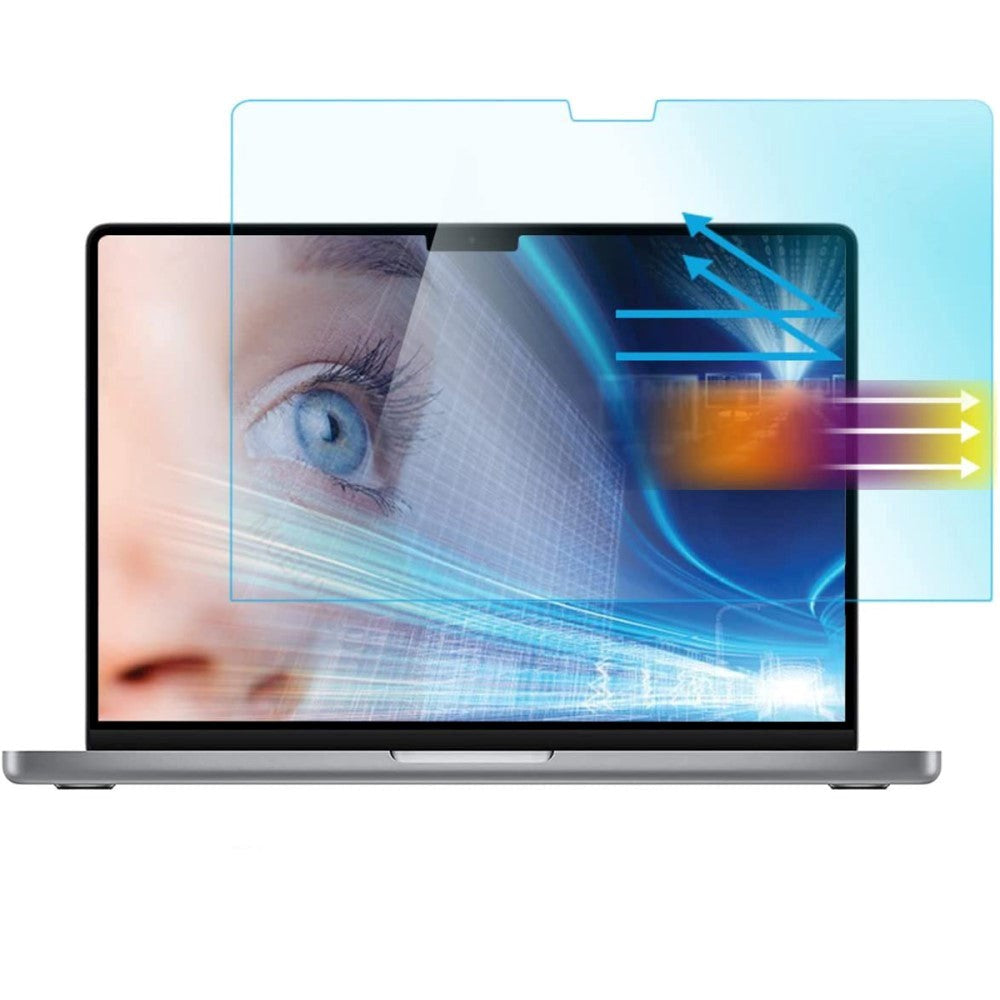 MacBook Pro 14 M5/M4/M3/M2/M1 (2025-2021) Arc Edge Tempered Glass - Screen Protector - Transparent