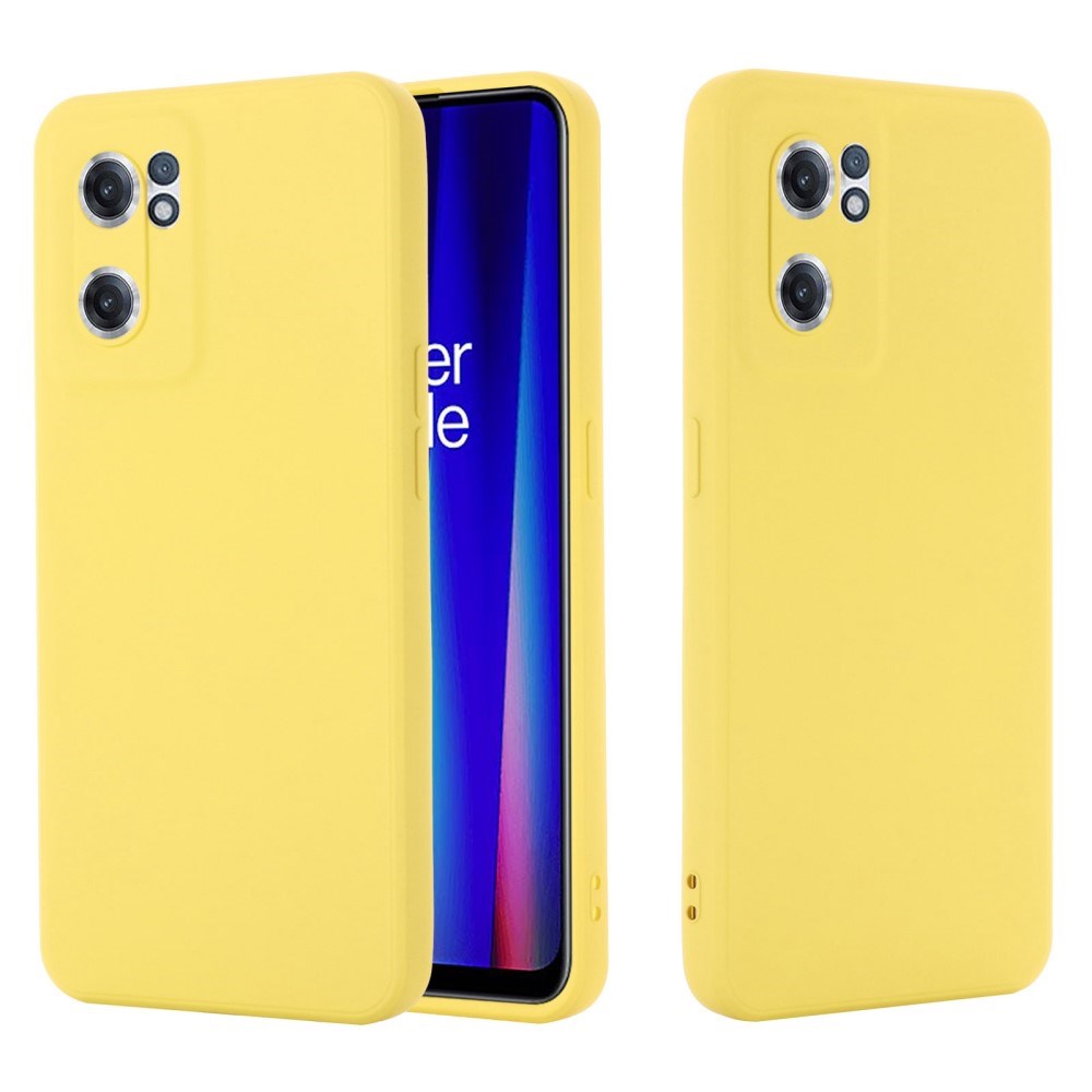 EIDERWOOD OnePlus Nord CE 2 (5G) Liquid Silicone Case w. Strap - Yellow