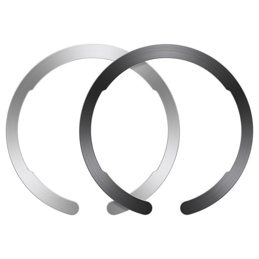 ESR Universal MagSafe Compatible Magnetic Ring - 2 Pcs. - Black / Silver