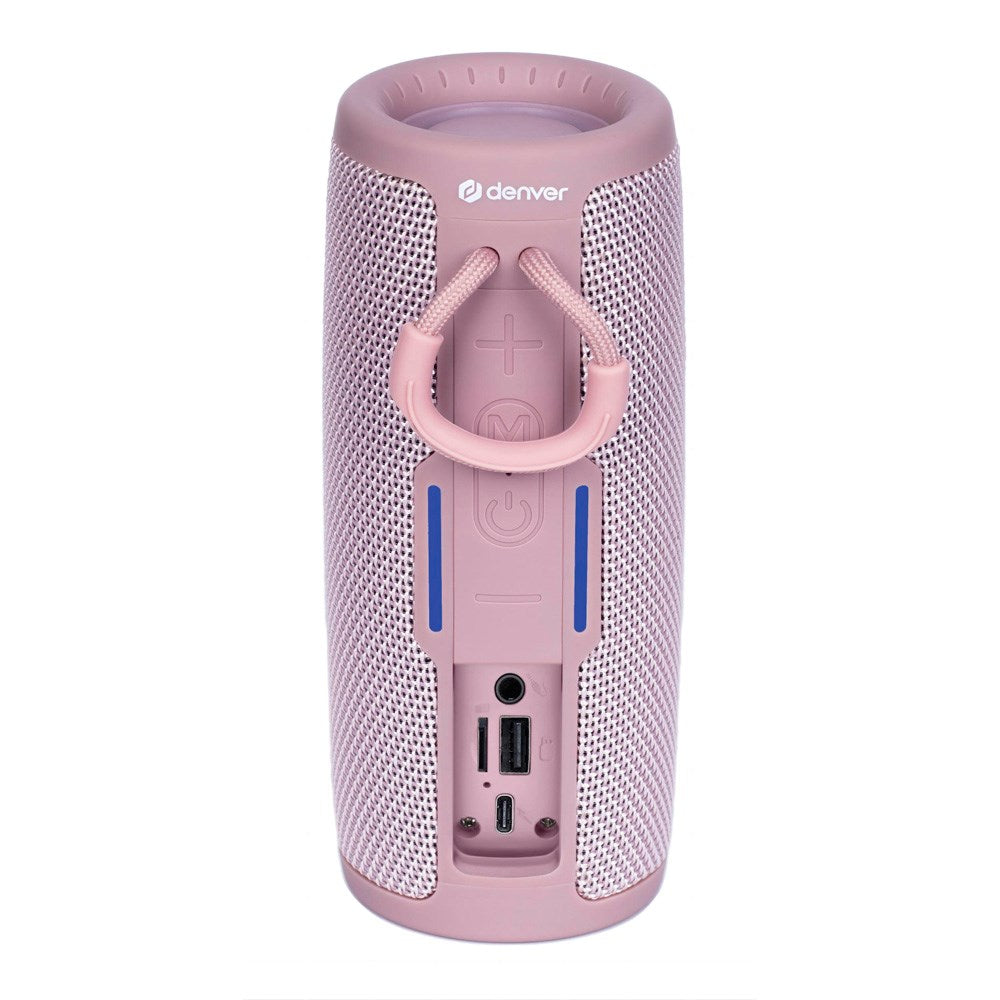 Denver Wireless Bluetooth Speaker with 2 x 5W RMS - Pink