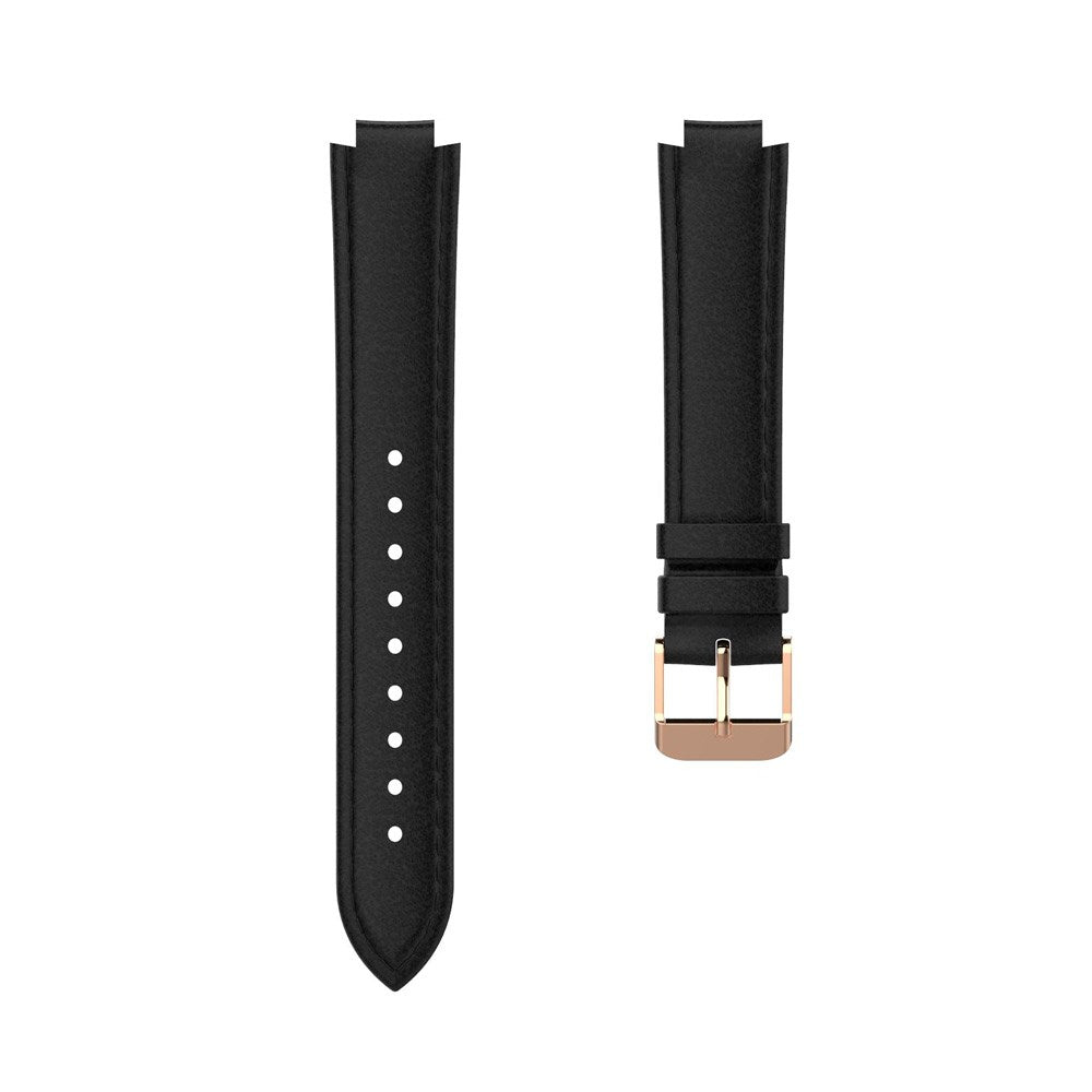 Denver SWC-342 Bluetooth Smartwatch with Health & Fitness Tracker - Faux Leather Strap - Pink