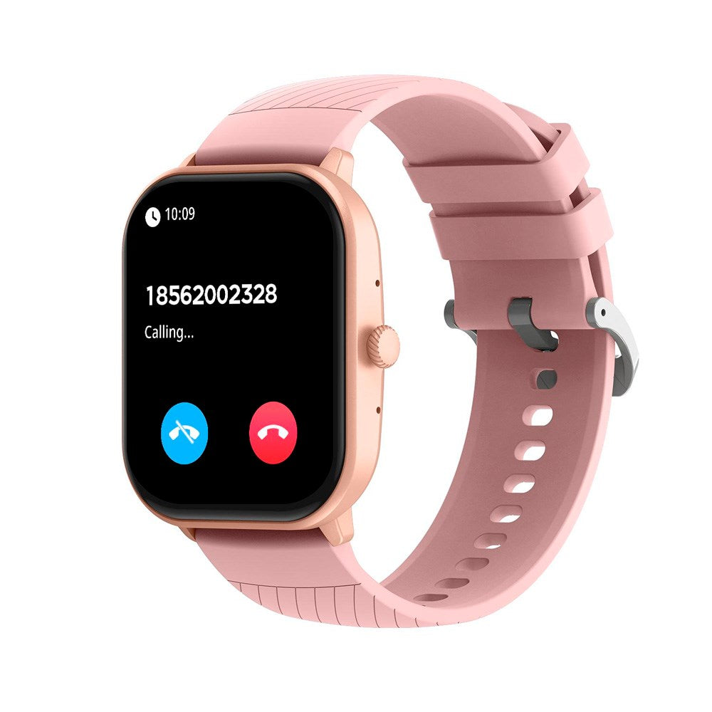 Denver SWC-187 Bluetooth Smartwatch with Health Tracking & Voice Control - Pink