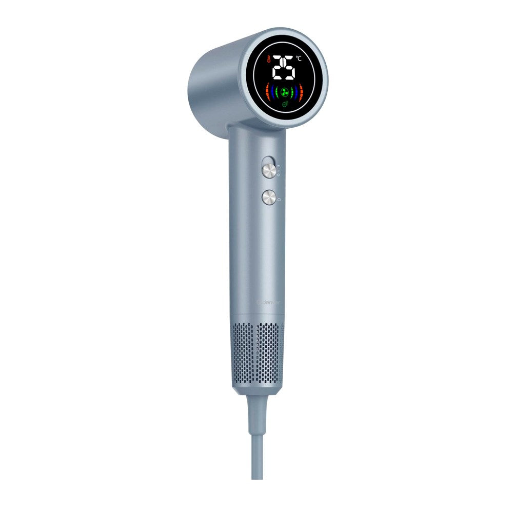 Denver High Speed Hair Dryer with LED Display - Silver