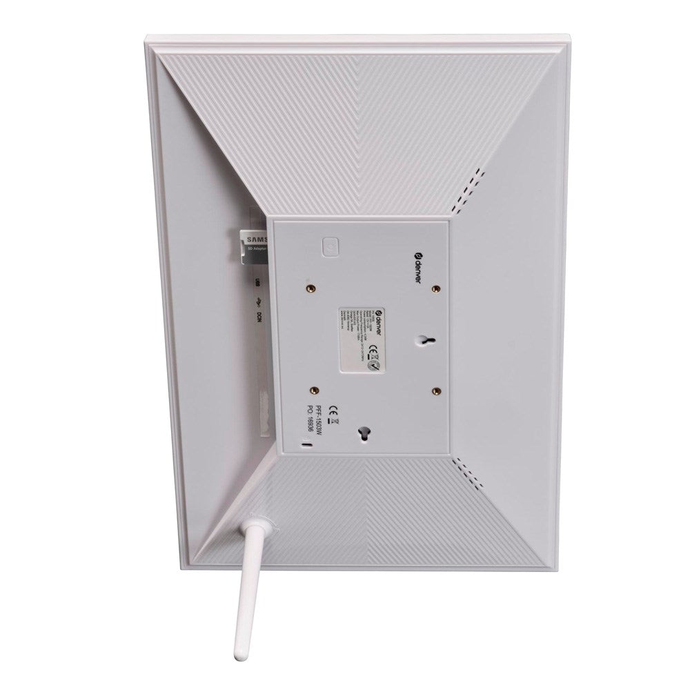 Denver HD Digital WiFi Photo Frame with Frameo Photo Software - 15.6" / 16GB - White