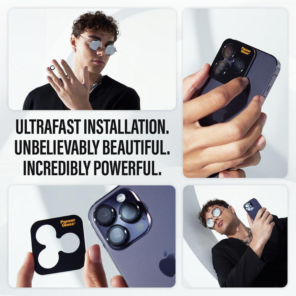 iPhone 16 Pro / 16 Pro Max PanzerGlass Ceramic Hoops - Camera Protection - Transparent