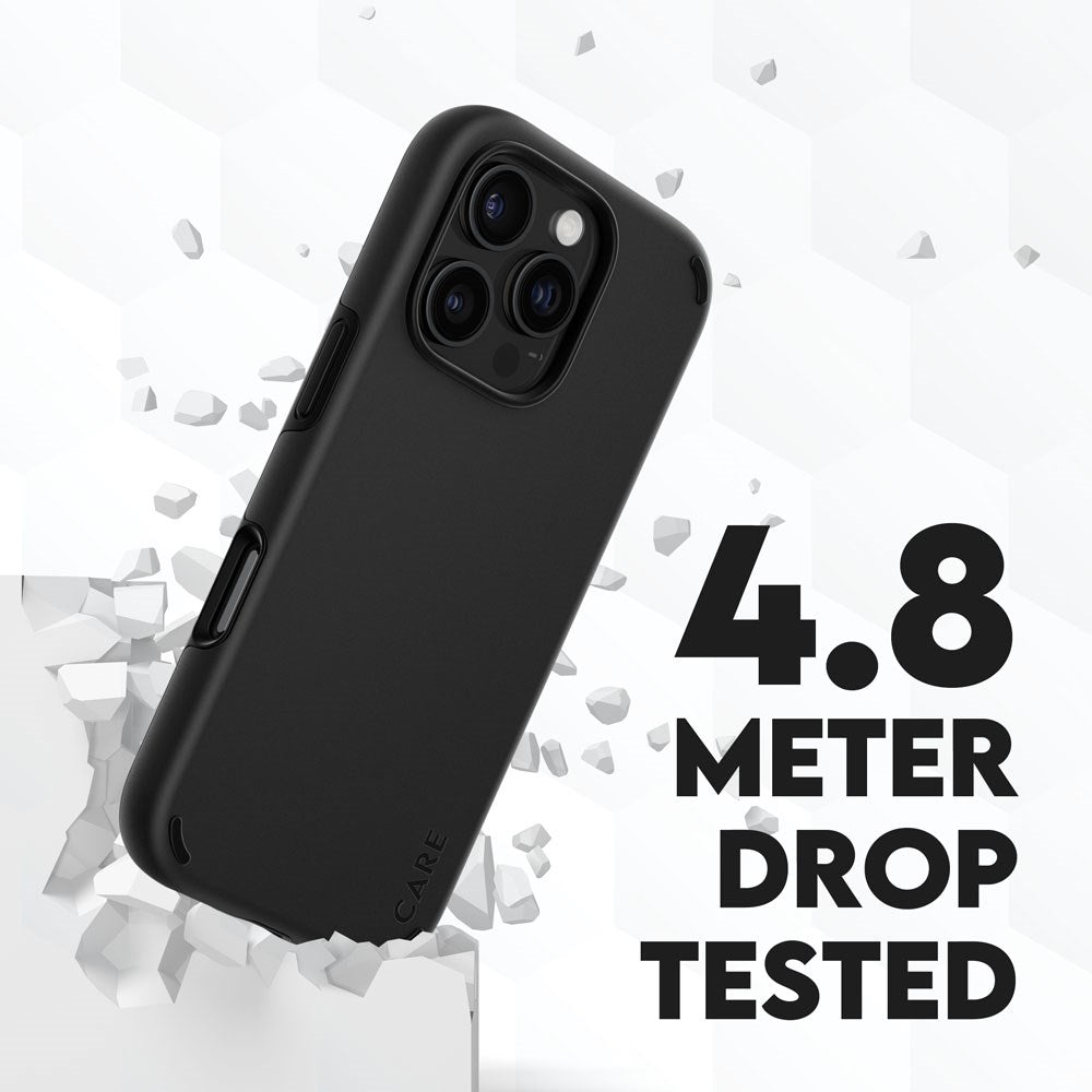 CARE by PanzerGlass iPhone 16 Pro Feature Double Defence Case - Black