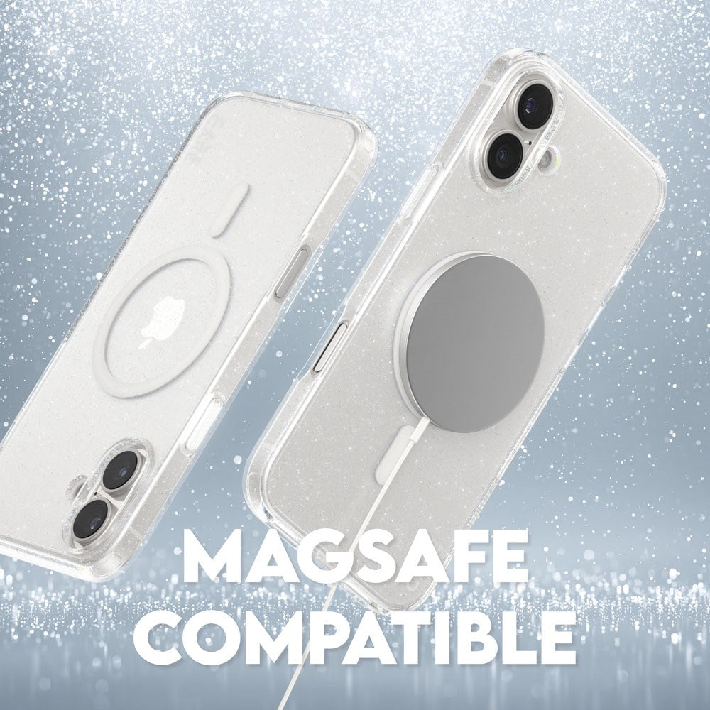 CARE by PanzerGlass iPhone 16 Plus FLAGSHIP Urban Combat Case - MagSafe Compatible - Star Lit / White