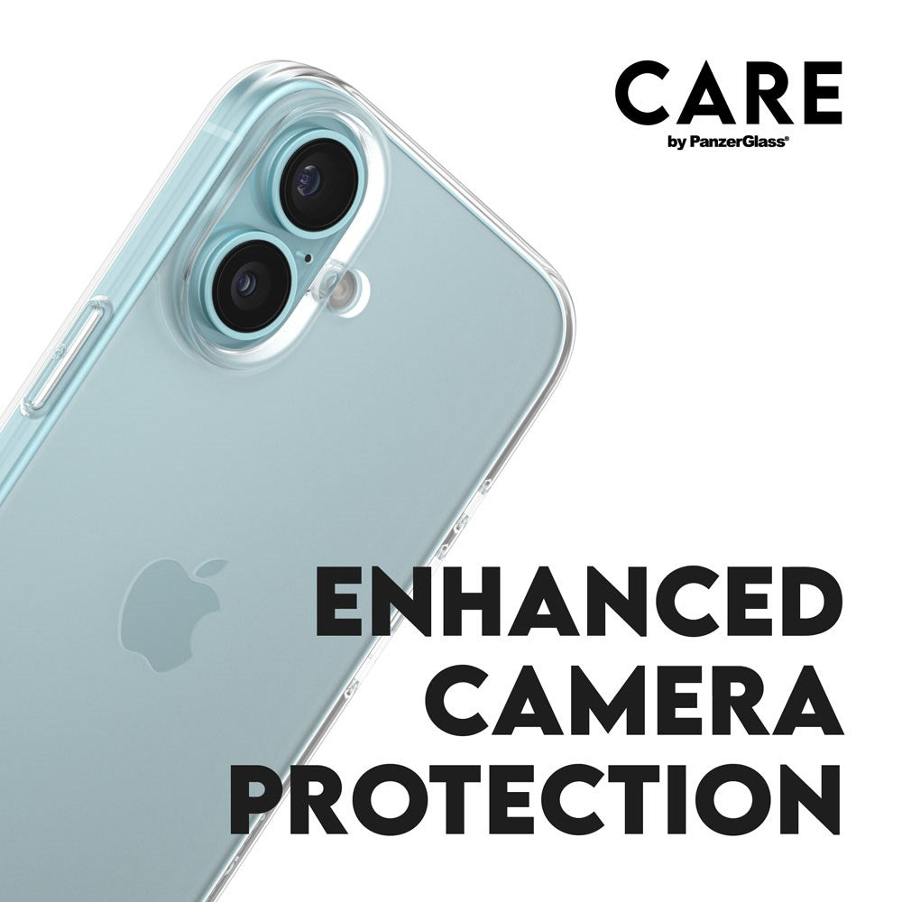 CARE by PanzerGlass iPhone 16 FLAGSHIP Urban Combat Case - Transparent