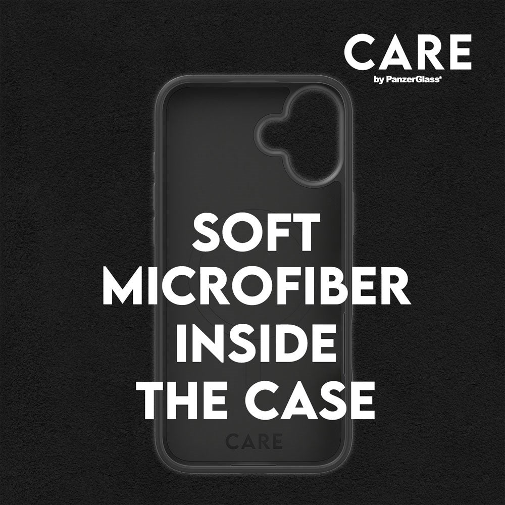 CARE by PanzerGlass iPhone 16 Plus FASHION Fearlessly Fashionable Case - MagSafe Kompatibel - Black