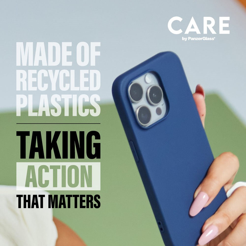 CARE by PanzerGlass iPhone 16 FASHION Fearlessly Fashionable Case - MagSafe Kompatibel - Coronet Blue