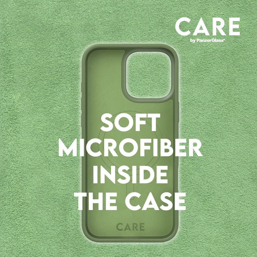 CARE by PanzerGlass iPhone 16 Pro Max FASHION Fearlessly Fashionable Case - MagSafe Kompatibel - Piquant Green