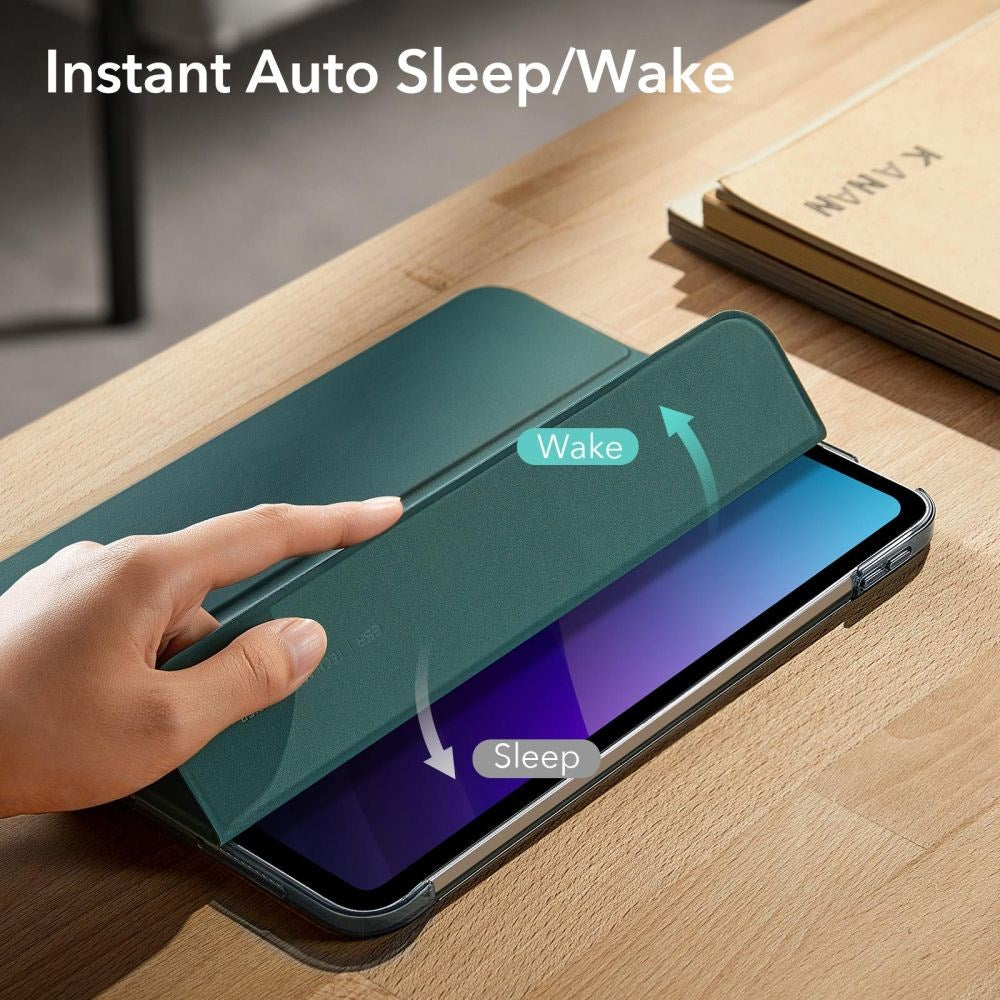 iPad 10.9" (2024/2022) ESR Ascend Flip Case Tri-Fold - Forest Green