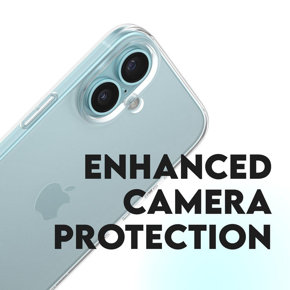 CARE by PanzerGlass iPhone 16 FASHION X-Ray Soft Basic Case - Transparent