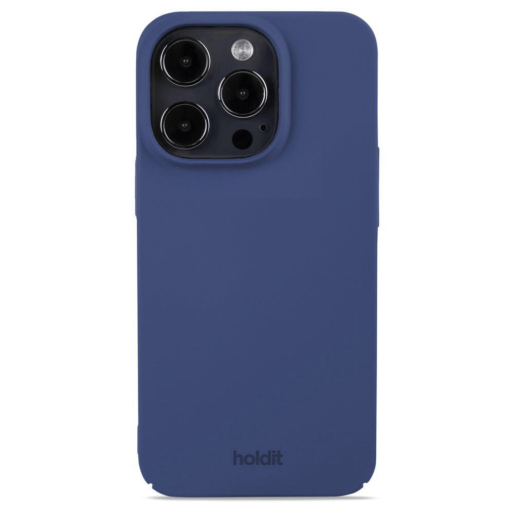 Holdit iPhone 13 Pro Slim Plastic Case - Denim Blue
