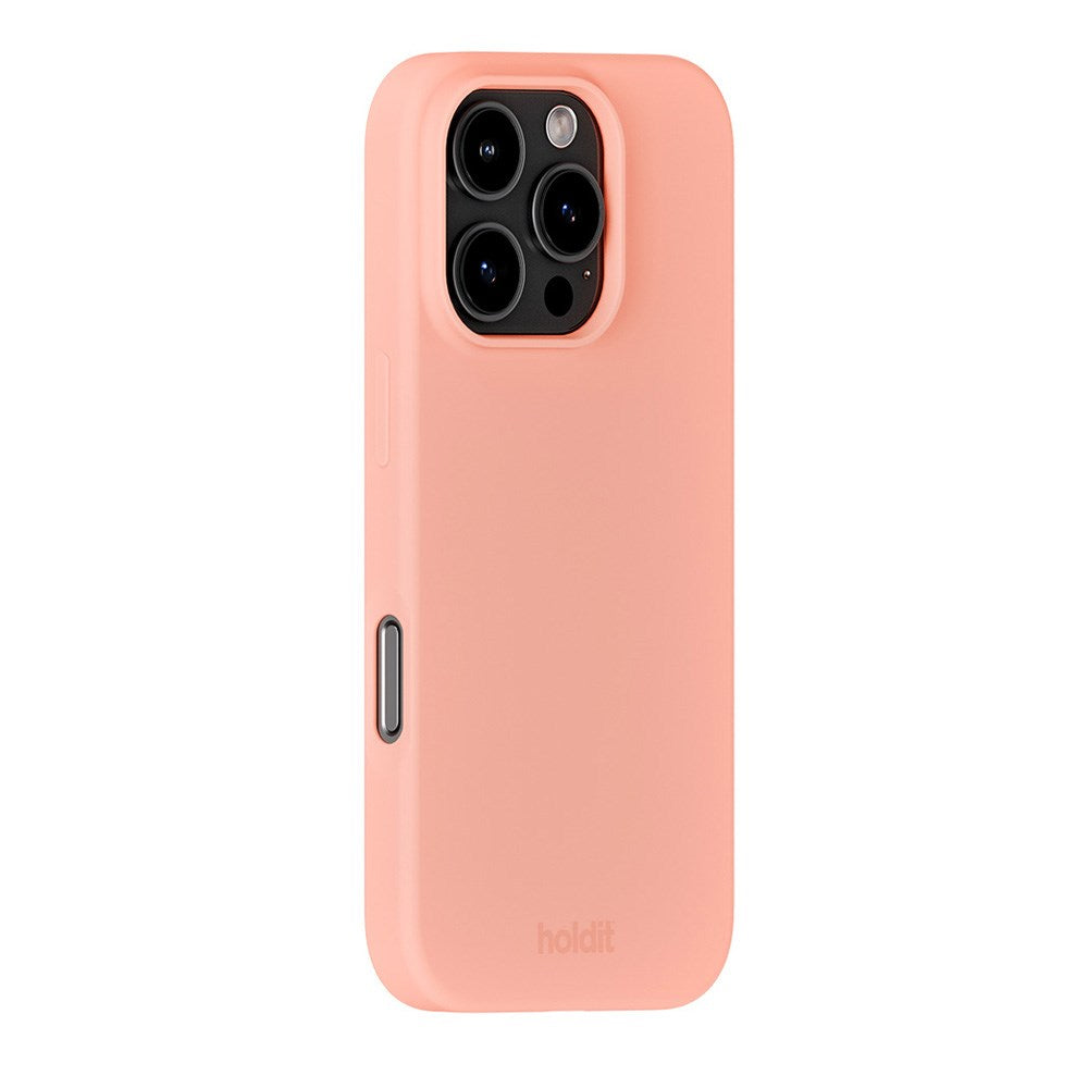 Holdit iPhone 16 Pro Soft Touch Silikone Case - Pink Grape