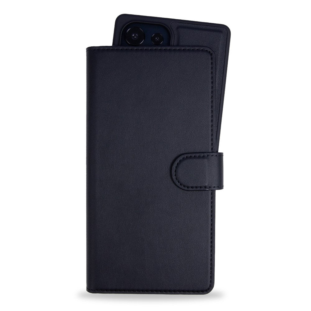 Holdit Samsung Galaxy S25 Ultra Extended Magnet Case Leather Wallet Case - Black