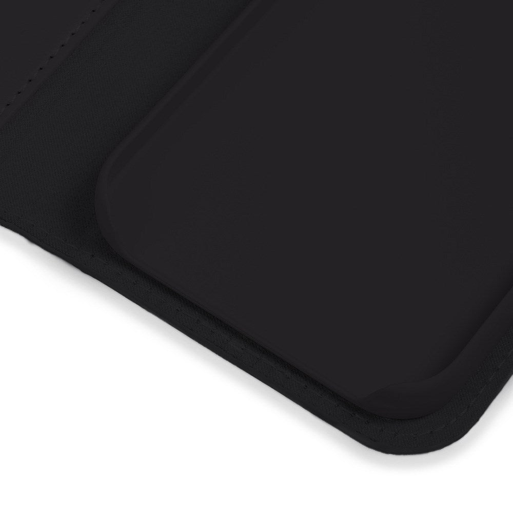 Holdit Samsung Galaxy S25 Ultra Extended Magnet Case Leather Wallet Case - Black