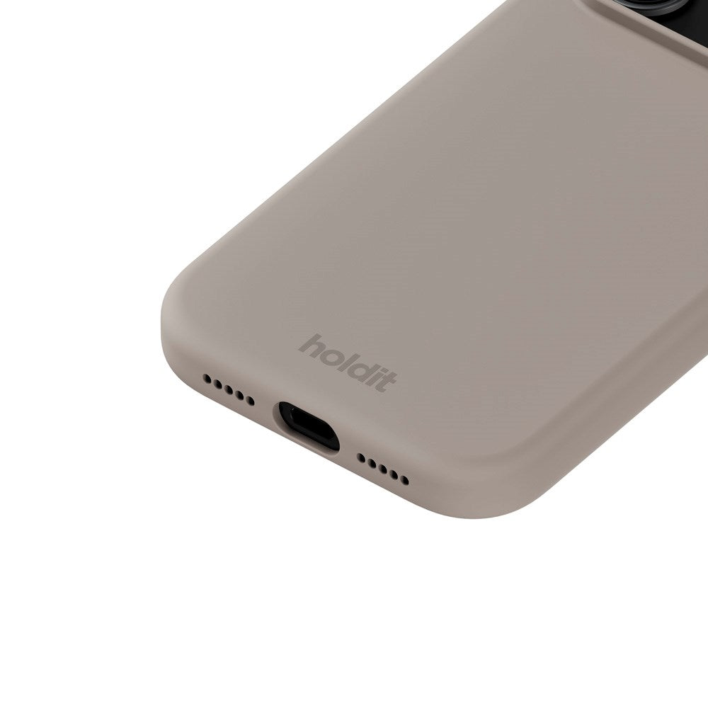 Holdit iPhone 17 Pro Soft Touch Silicone Case - Taupe