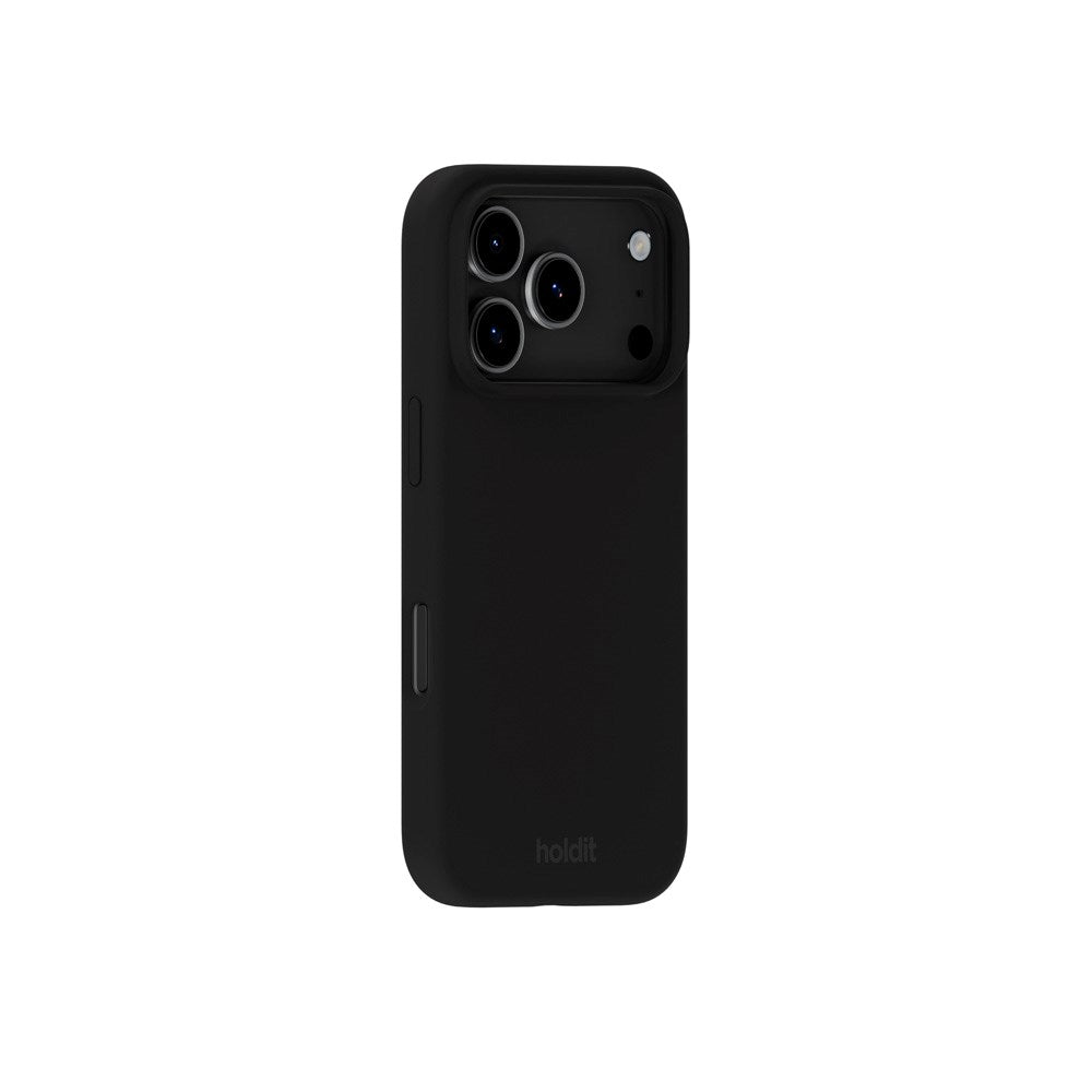 Holdit iPhone 17 Pro Max Soft Touch Silicone Case - Black