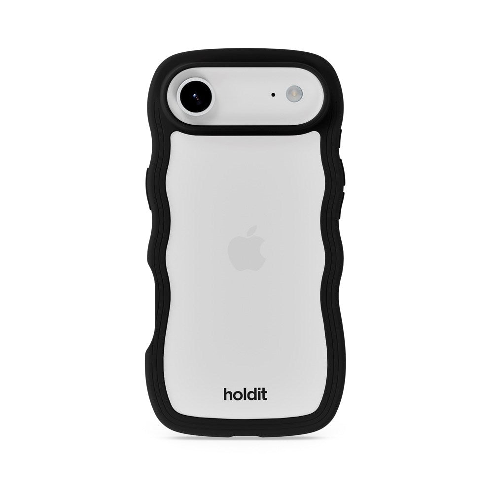 Holdit iPhone Air Wavy Case - Black / Transparent