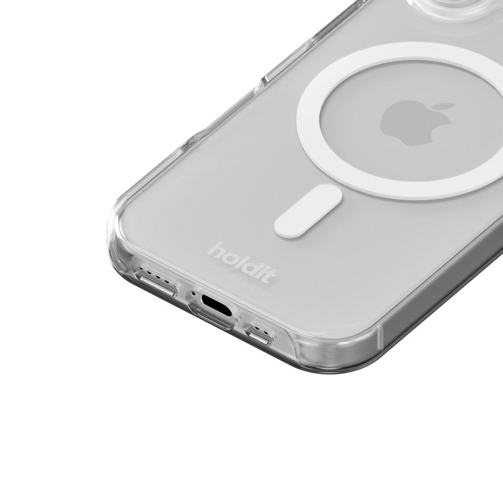 Holdit iPhone 17 MagSafe Case - Transparent / White