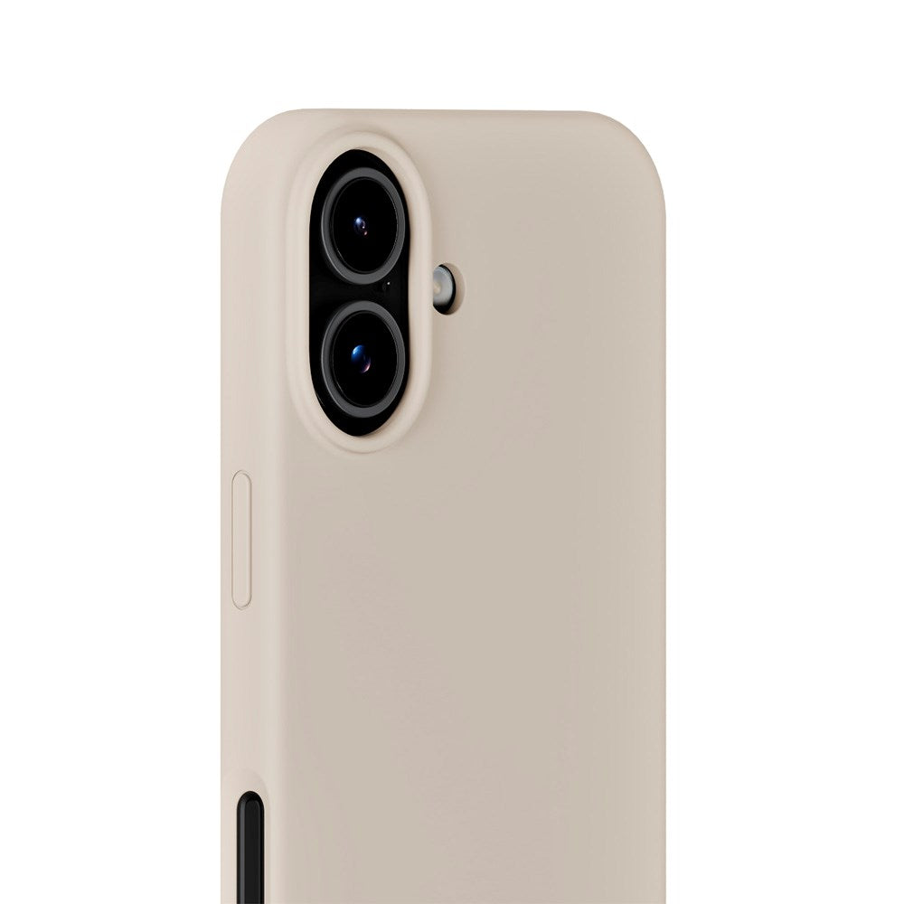 Holdit iPhone 17 Soft Touch Silicone Case - Light Beige