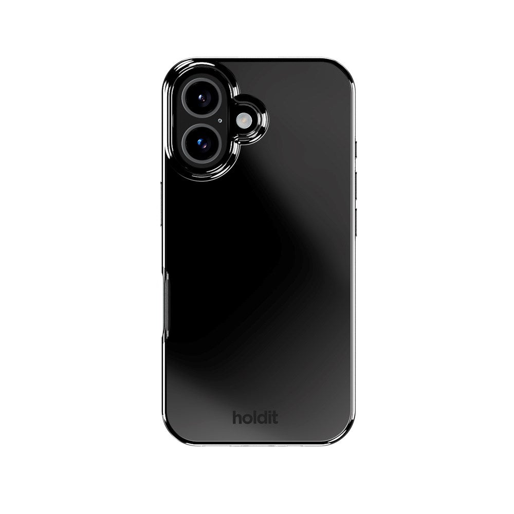 Holdit iPhone 16 Mirror Case - MagSafe Compatible - Black