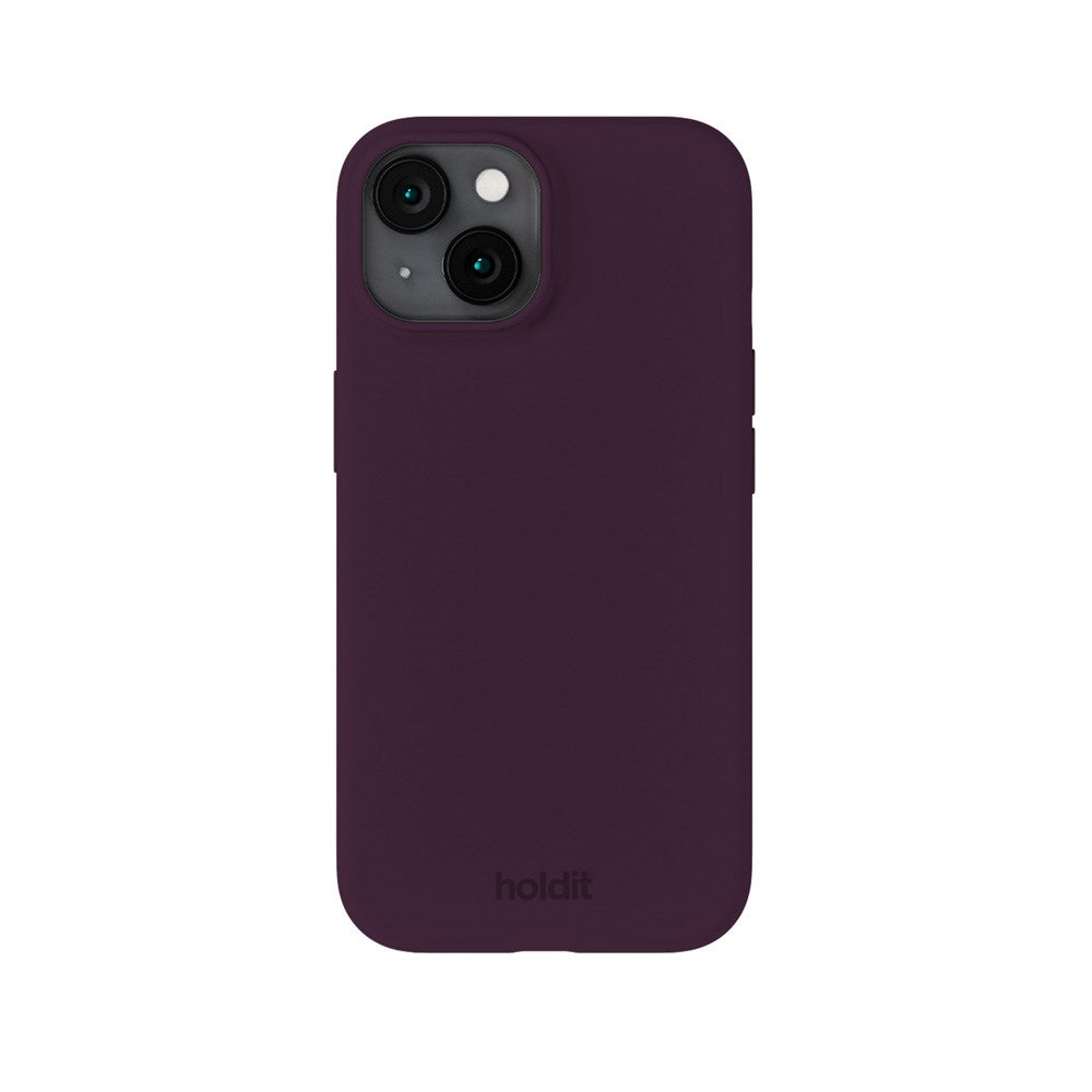 Holdit iPhone 14 / 13 Soft Touch Silikone Case - Deep Plum