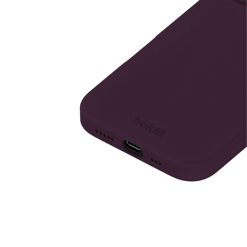 Holdit iPhone 16 Soft Touch Silikone Case - Deep Plum