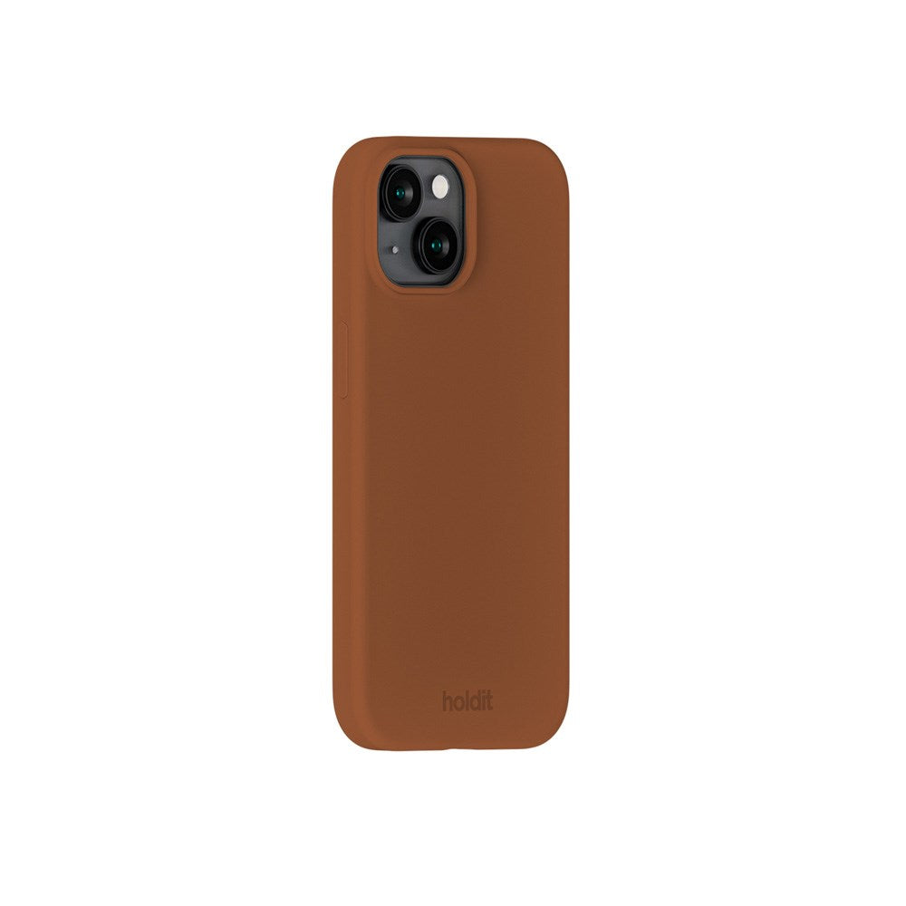 Holdit iPhone 14 / 13 Soft Touch Silikone Case - Almond Brown