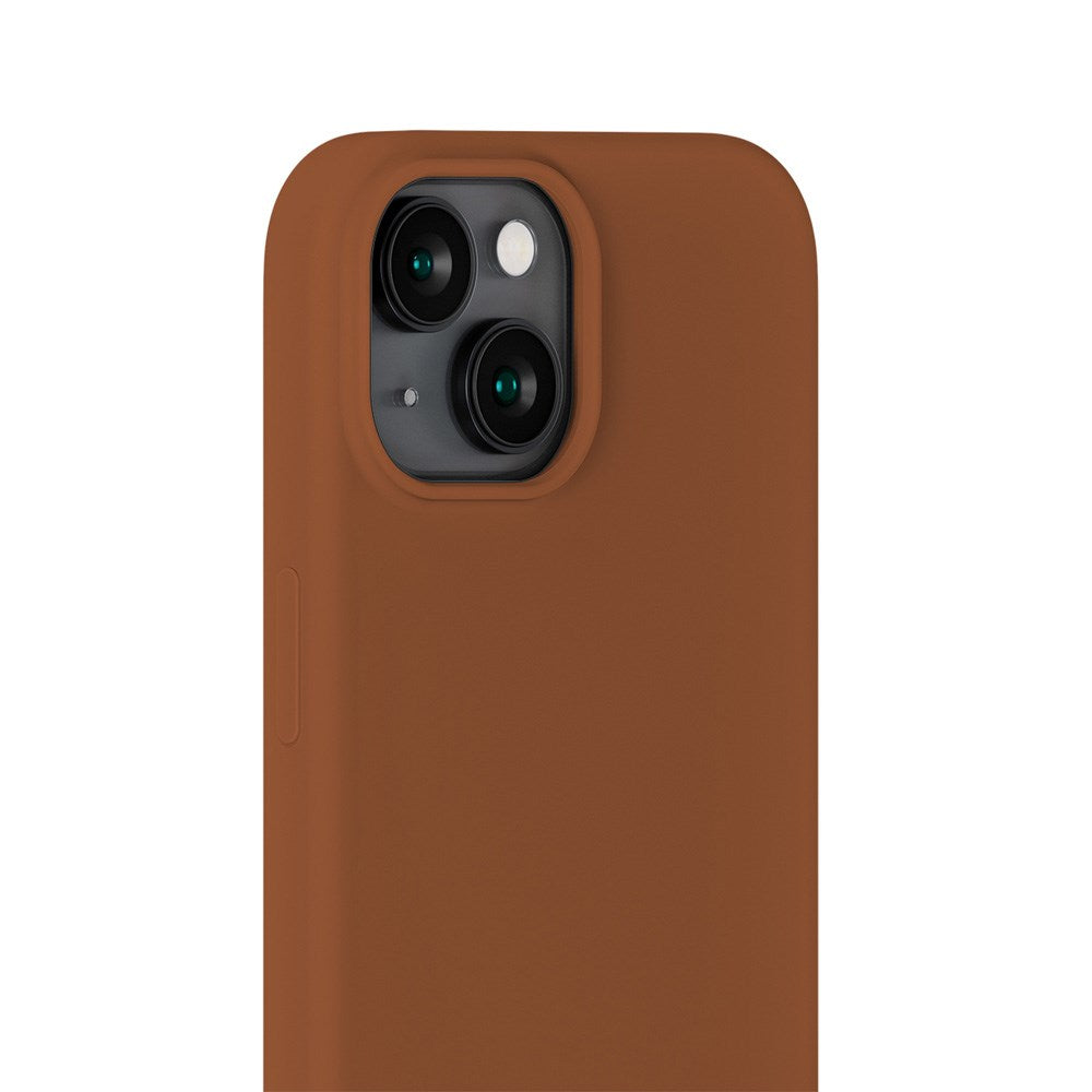 Holdit iPhone 14 / 13 Soft Touch Silikone Case - Almond Brown