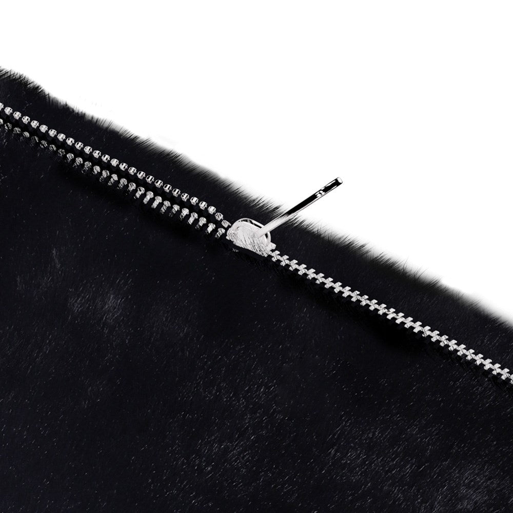 Holdit Faux Fur Sleeve for MacBook / Laptop 14" (34.2 x 24.2cm) - Black