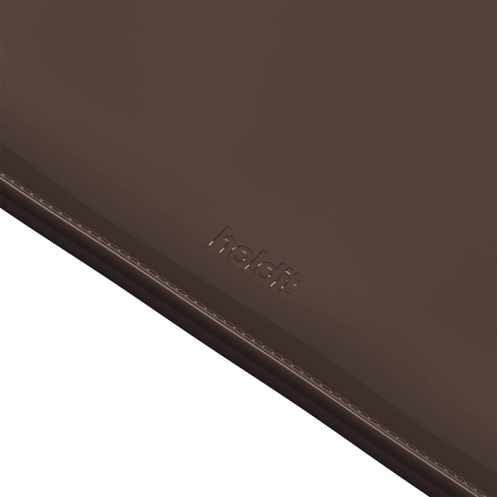 Holdit Patent Leather Sleeve for MacBook / Laptop 14" (34.2 x 24.2cm) - Chocolate