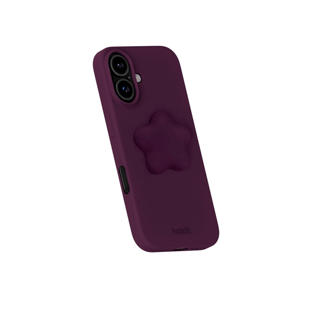 Holdit 3D Silicone Sticker Star - Deep Plum