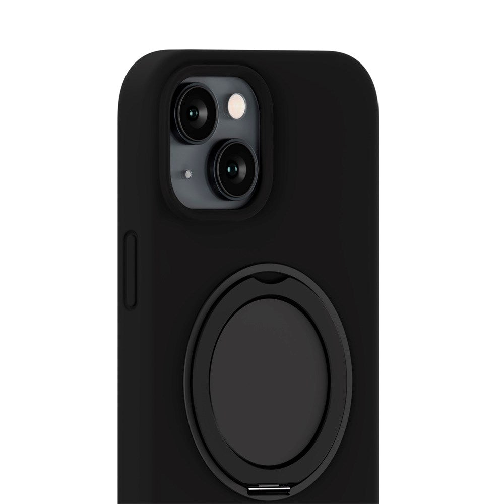iPhone 16e / 15 Holdit Silicone Stand Case - Black