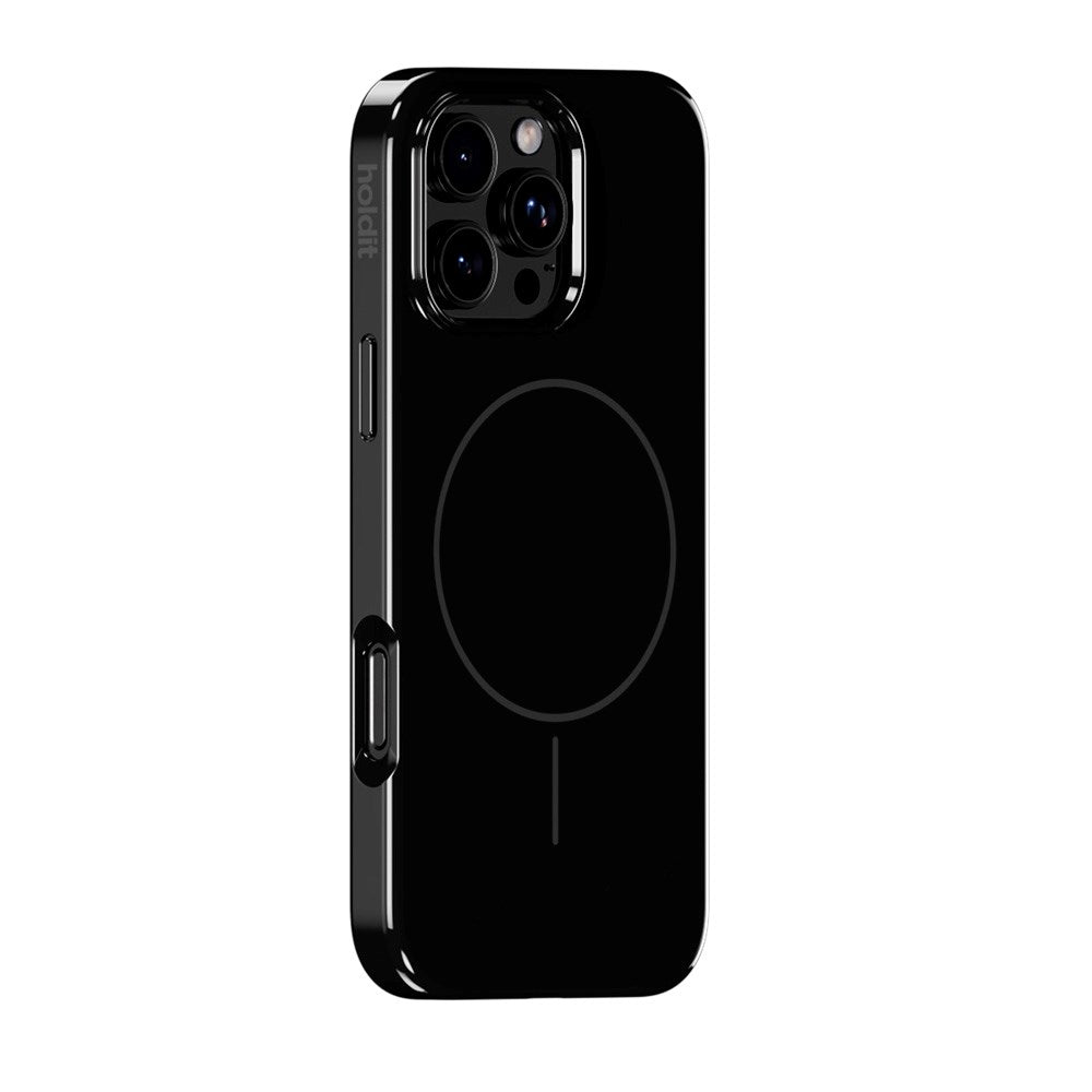 Holdit iPhone 16 Pro Max Mono Case - MagSafe Compatible - Black / Gray