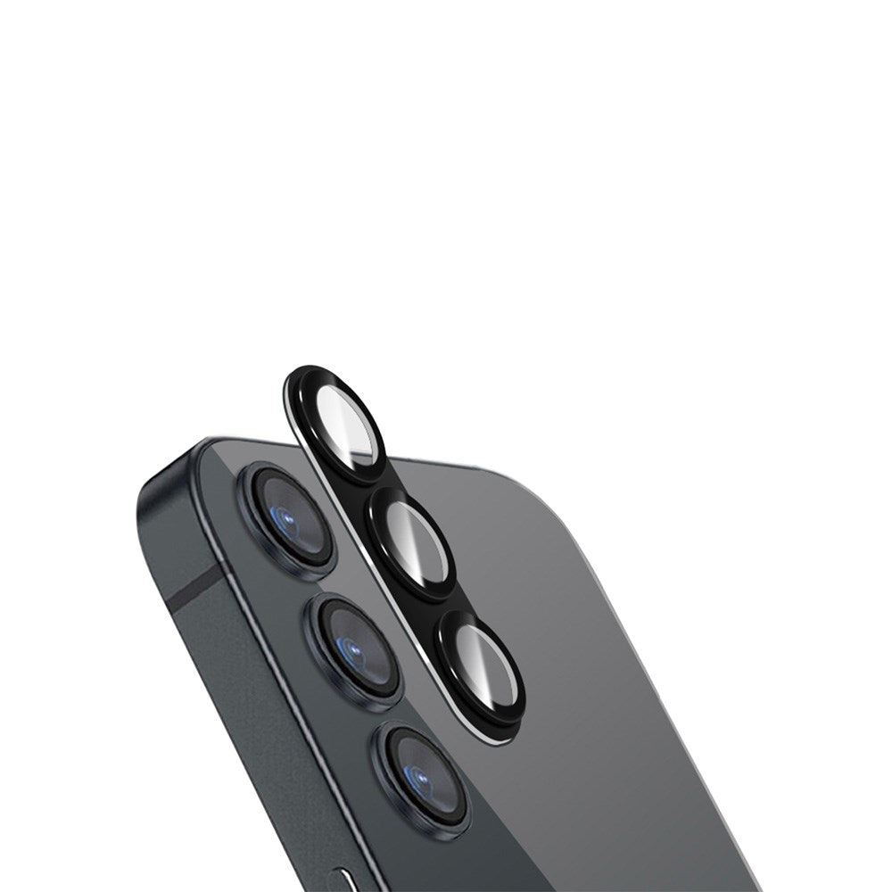 Samsung Galaxy S24 Holdit Protective Glass for Camera Lens - Case-Friendly - Black