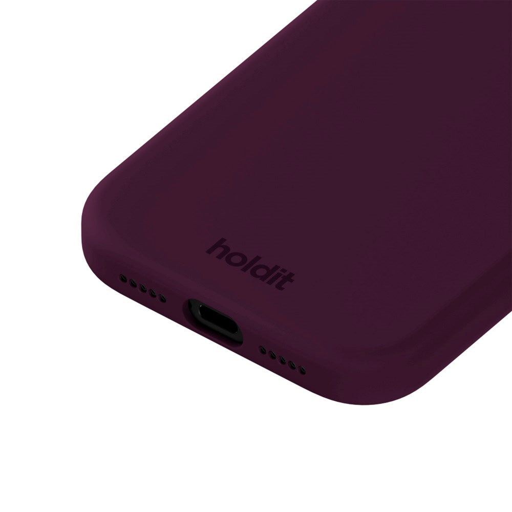 Holdit iPhone 17 Pro Max Soft Touch Silicone Case - Deep Plum